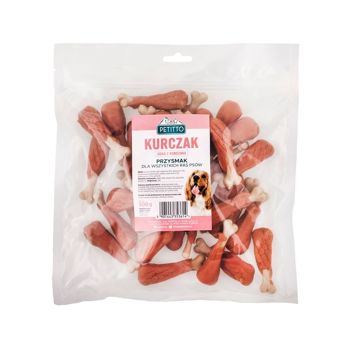 Snack para Perros Petitto Pollo 500 g