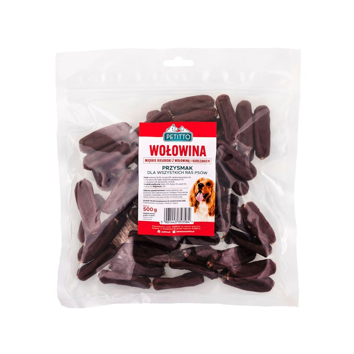 Snack para Perros Petitto Carne de vacuno 500 g