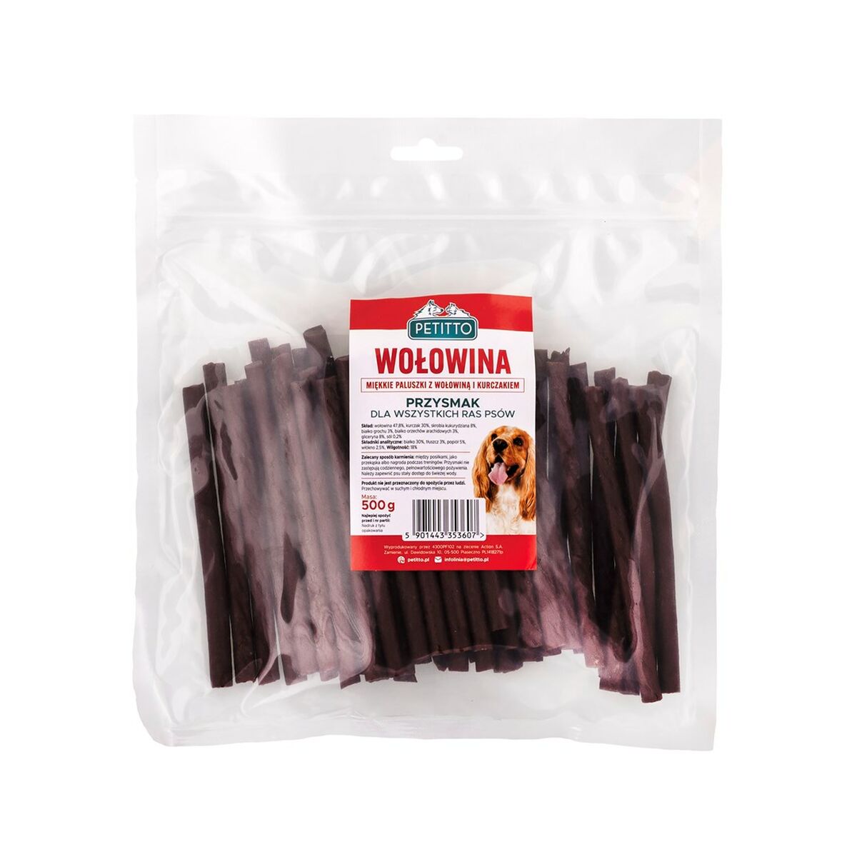 Snack para Perros Petitto Carne de vacuno 500 g