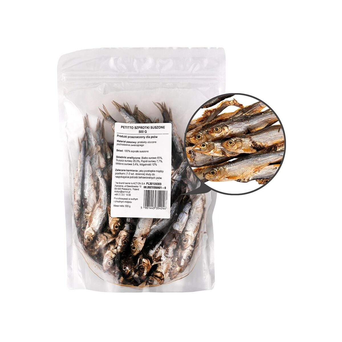 Snack para Perros Petitto Pescado 500 g