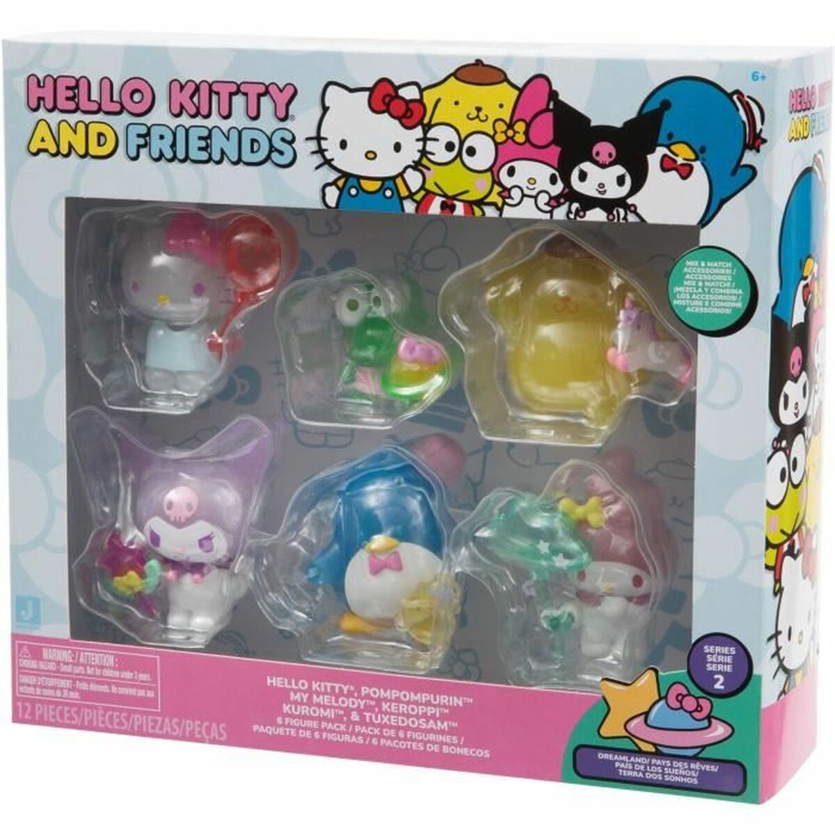 Figura de Acción Hello Kitty 11 6 Piezas (6 Unidades)
