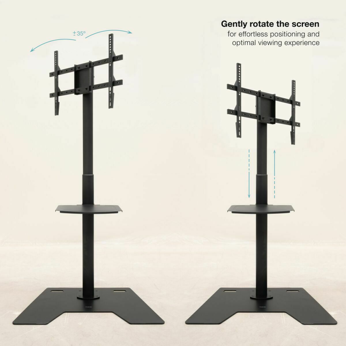 Soporte TV TooQ FS2284M-B 70" 37" 70 Kg