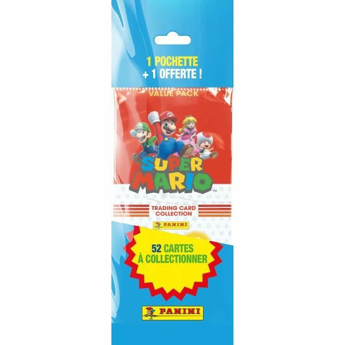 Pack de cromos Panini super mario bros.