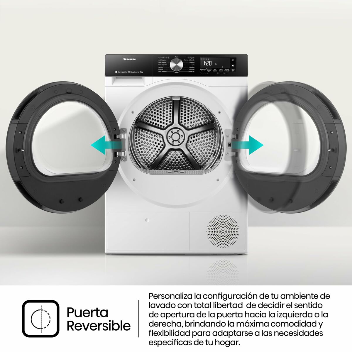 Secadora Hisense DH3S902BW3 9 kg