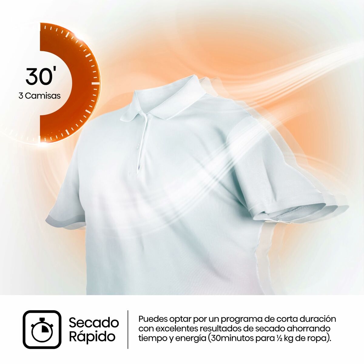 Secadora Hisense DH3S902BW3 9 kg