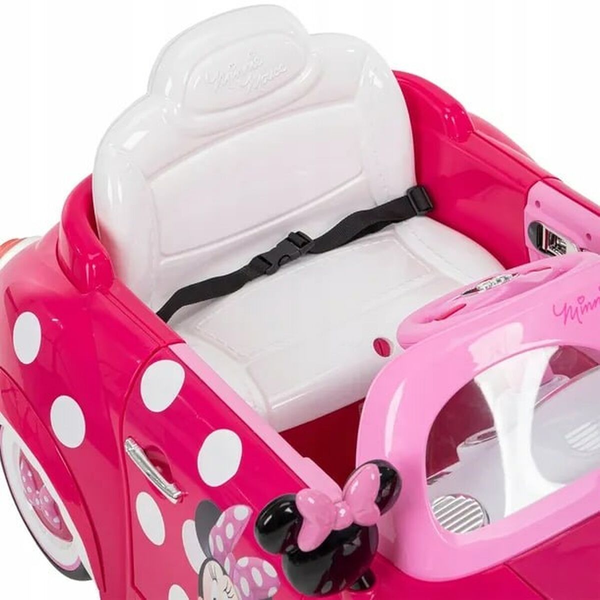 Coche Eléctrico para Niños Huffy 17315W Blanco Negro Rosa