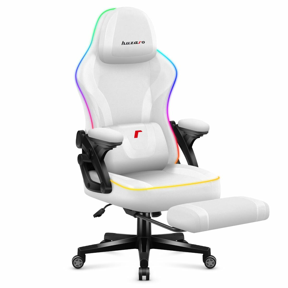 Silla Gaming Huzaro HZ-FORCE 4.6 RGB WHITE MESH