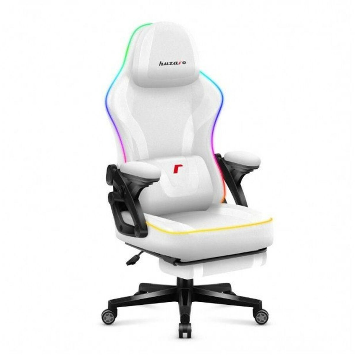 Silla Gaming Huzaro HZ-FORCE 4.6 RGB WHITE MESH