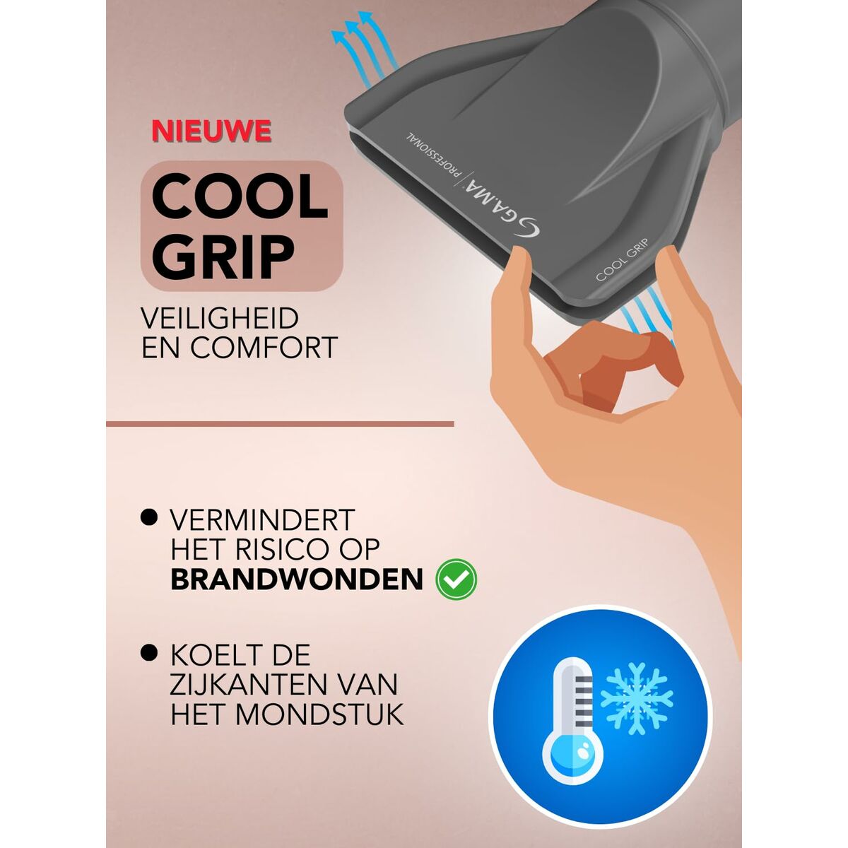 Secador de Pelo Gama Professional PH6080PK