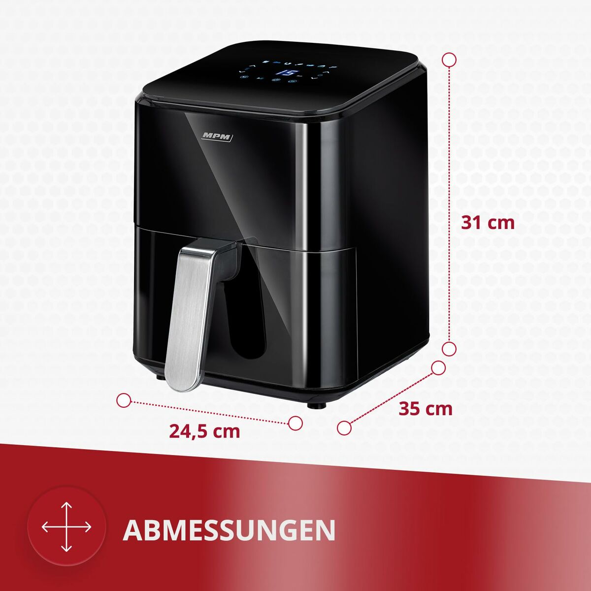 Freidora de Aire Mpm MFR-11