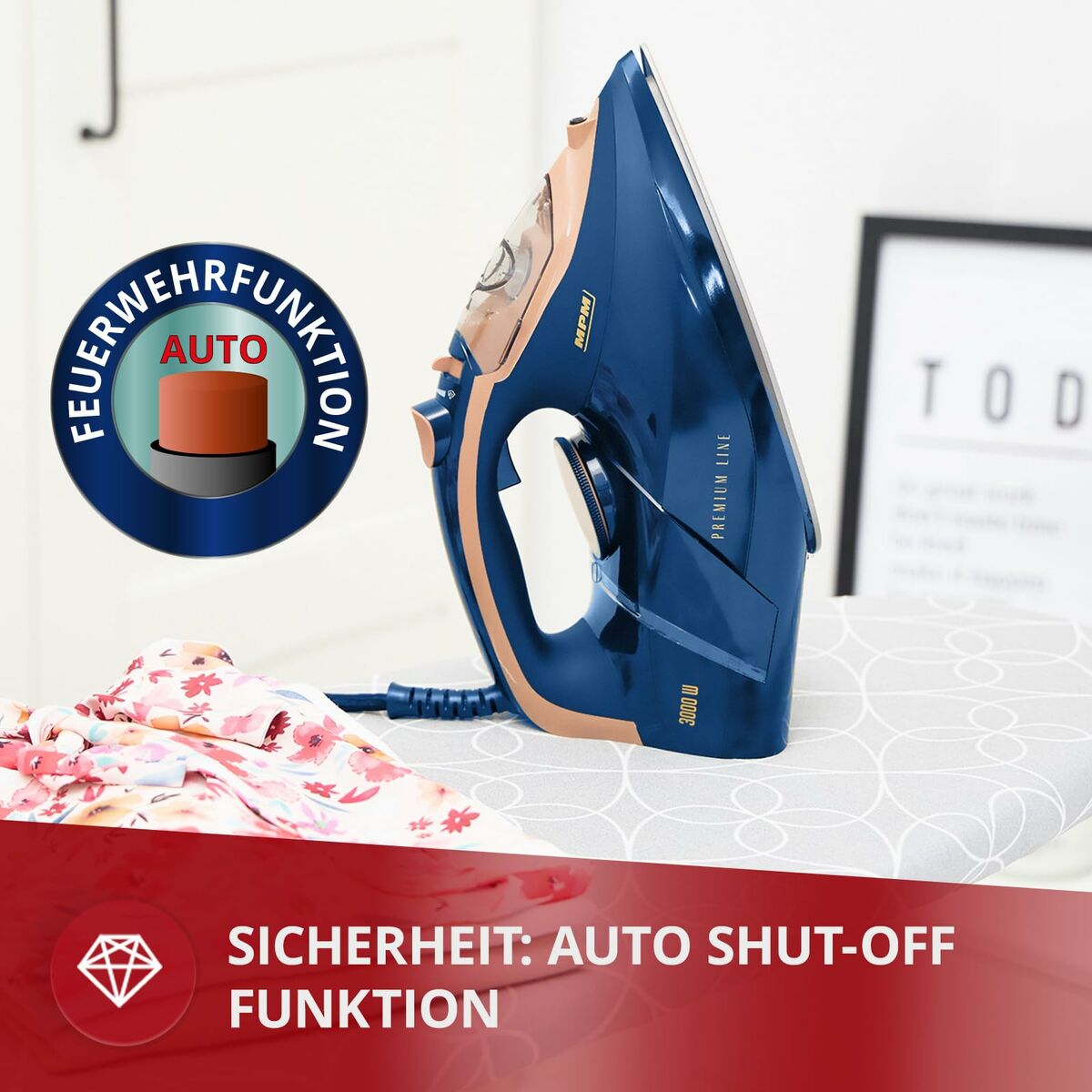 Plancha de Vapor Mpm MZE-24/G