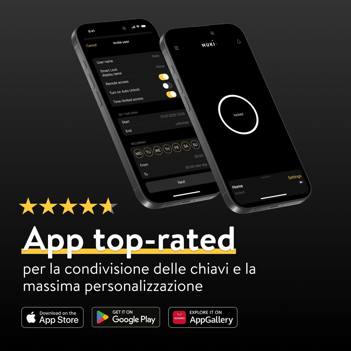 Cerradura de embutir Nuki Acero Inoxidable