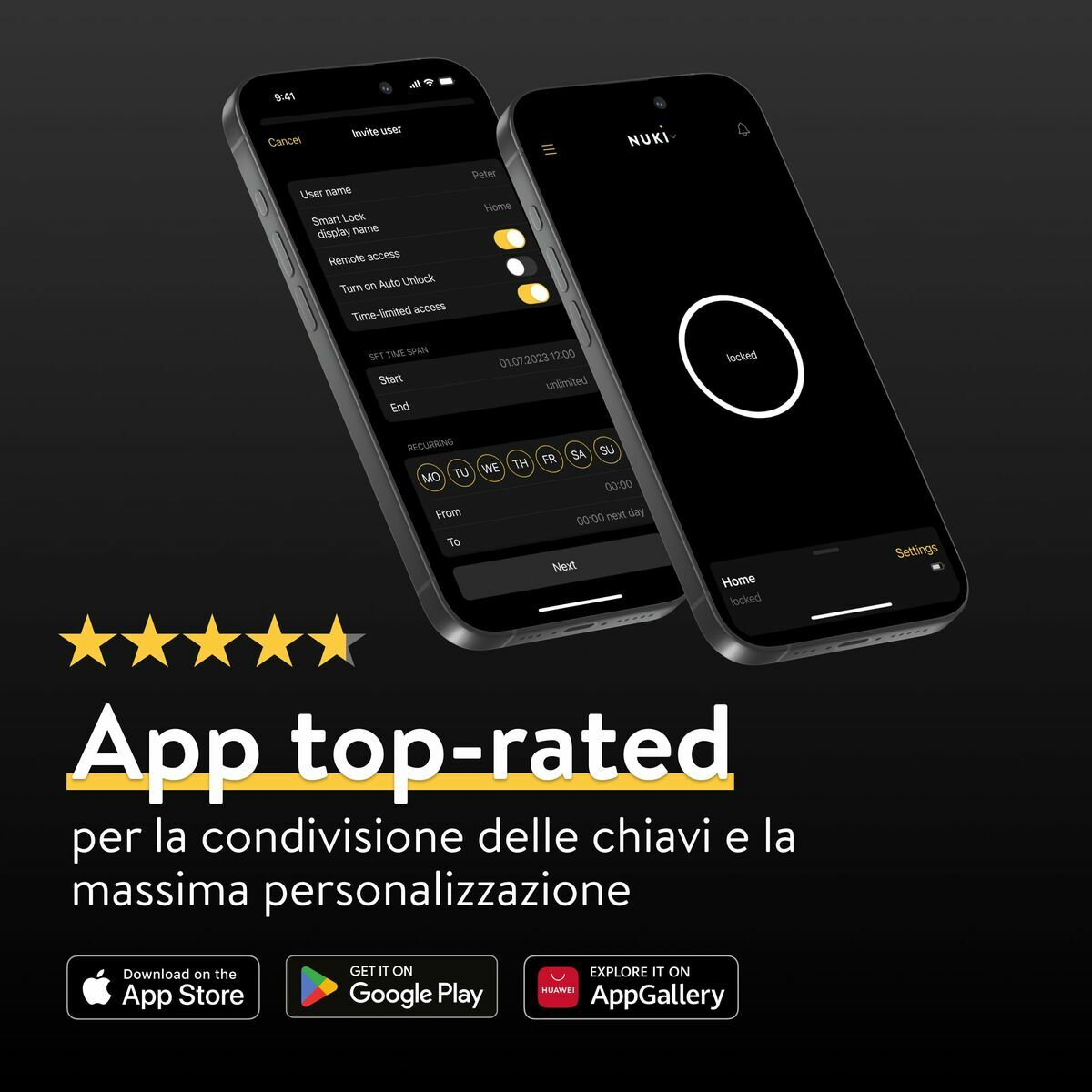 Cerradura de embutir Nuki Acero Inoxidable