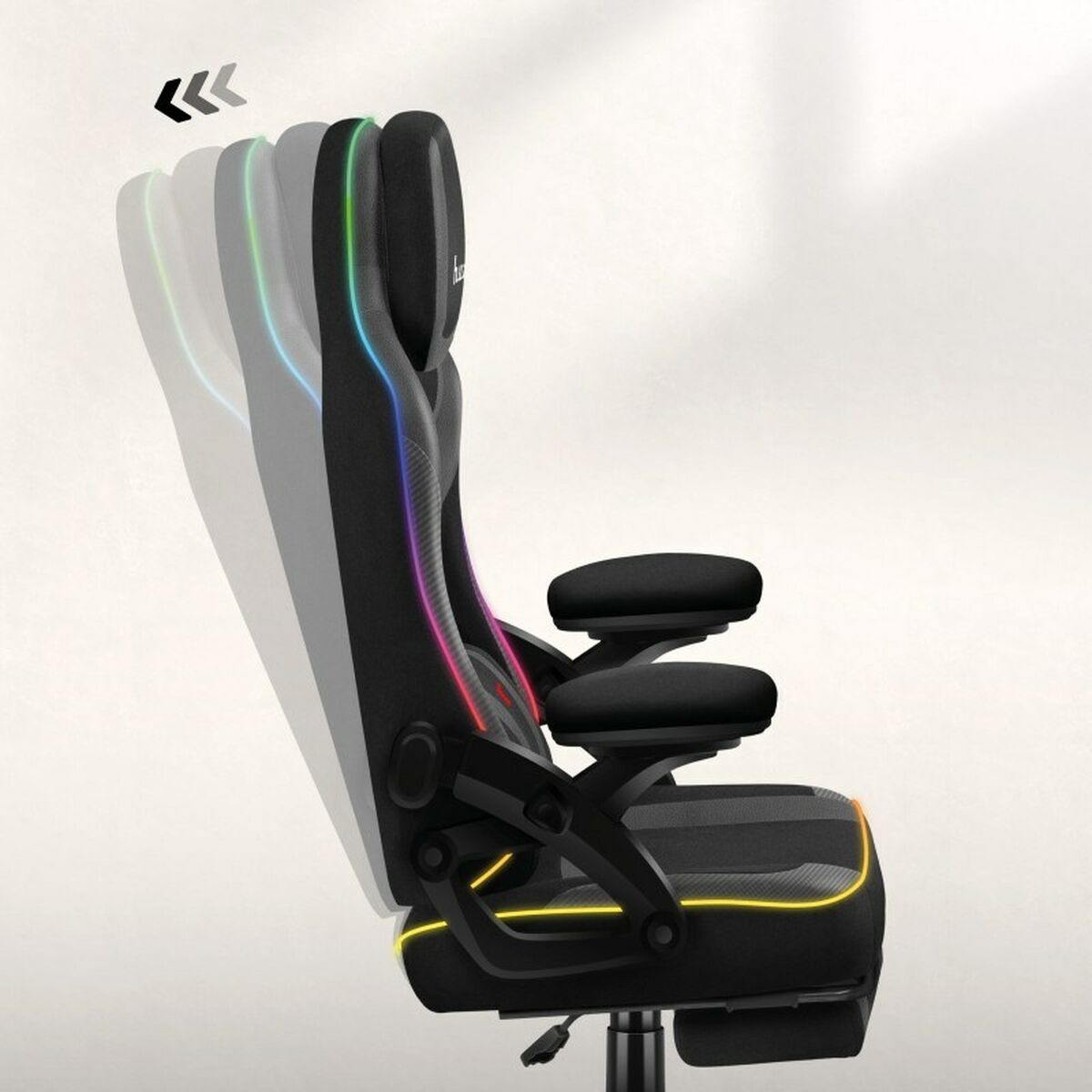 Silla Gaming Huzaro HZ-FORCE 4.6 RGB BLACK MESH