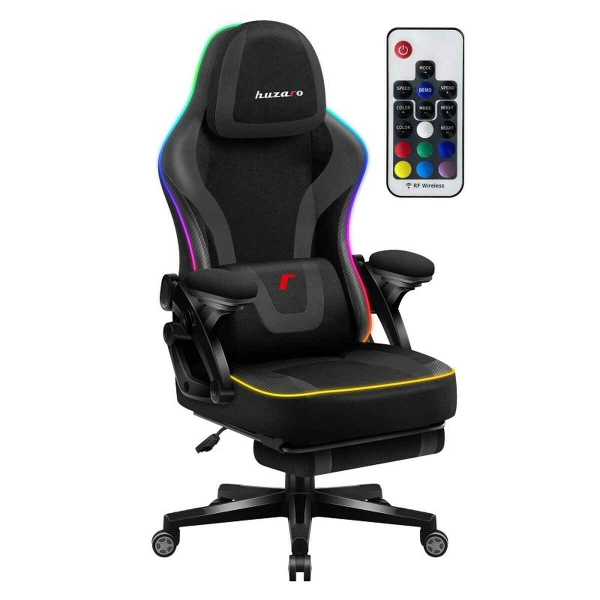 Silla Gaming Huzaro HZ-FORCE 4.6 RGB BLACK MESH