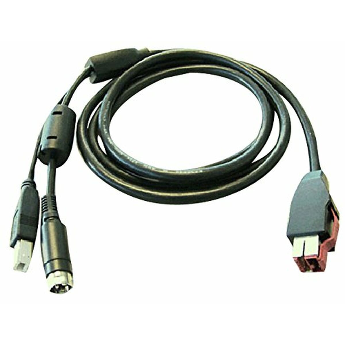 Cable USB HP Cable en Y con alim. USB Negro
