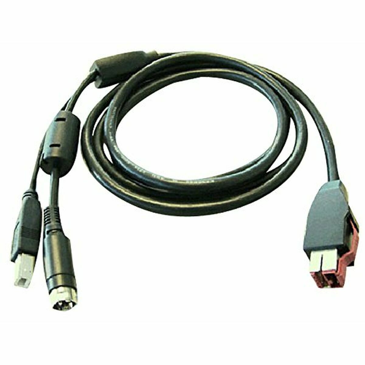 Cable USB HP Cable en Y con alim. USB Negro