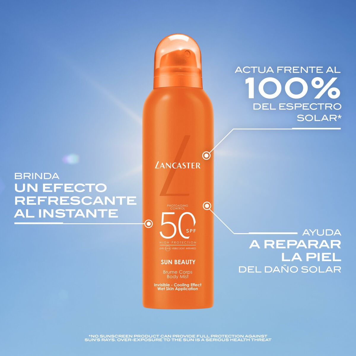 Protector Solar Lancaster Beauty Spf 50 200 ml