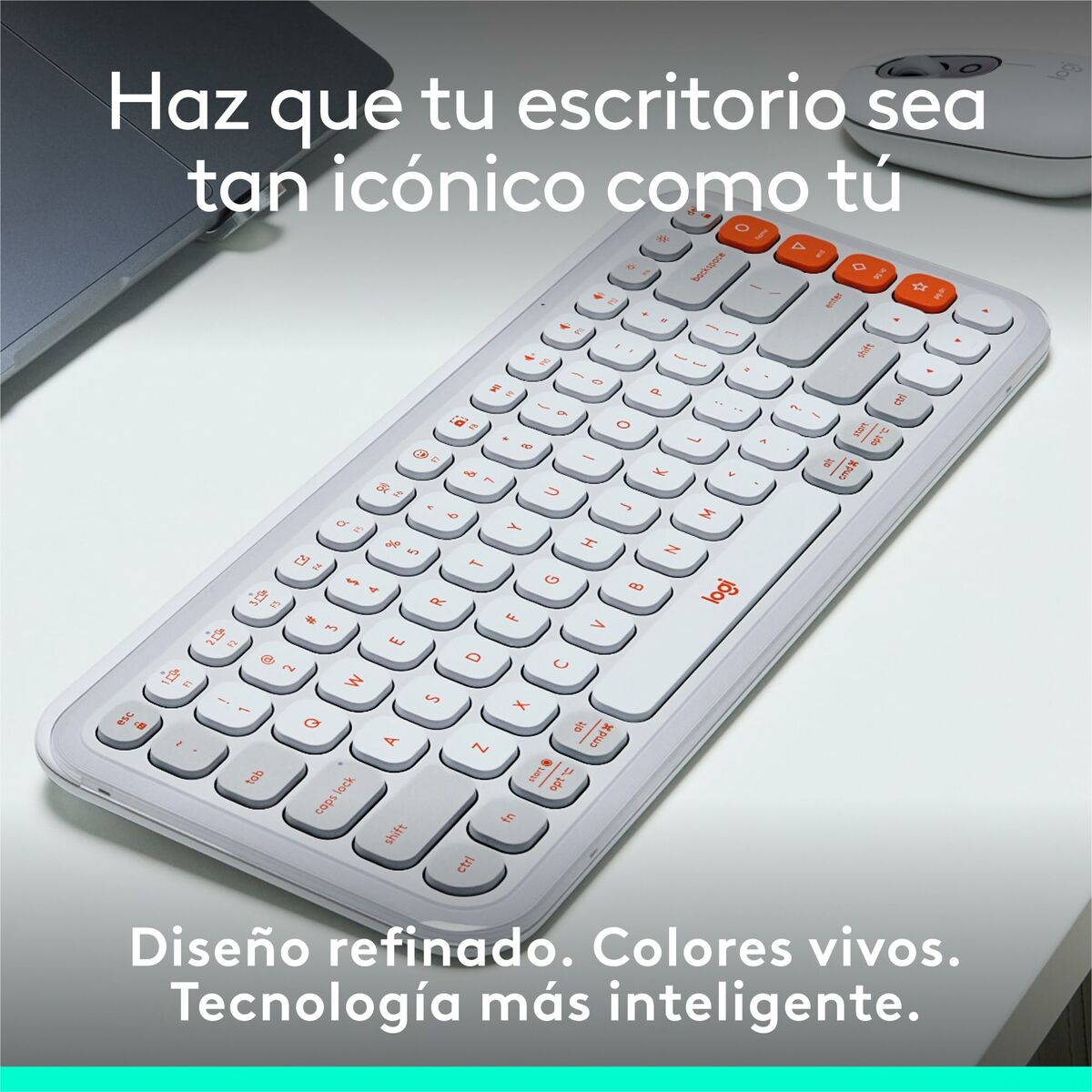 Teclado Logitech 920-013069 Blanco