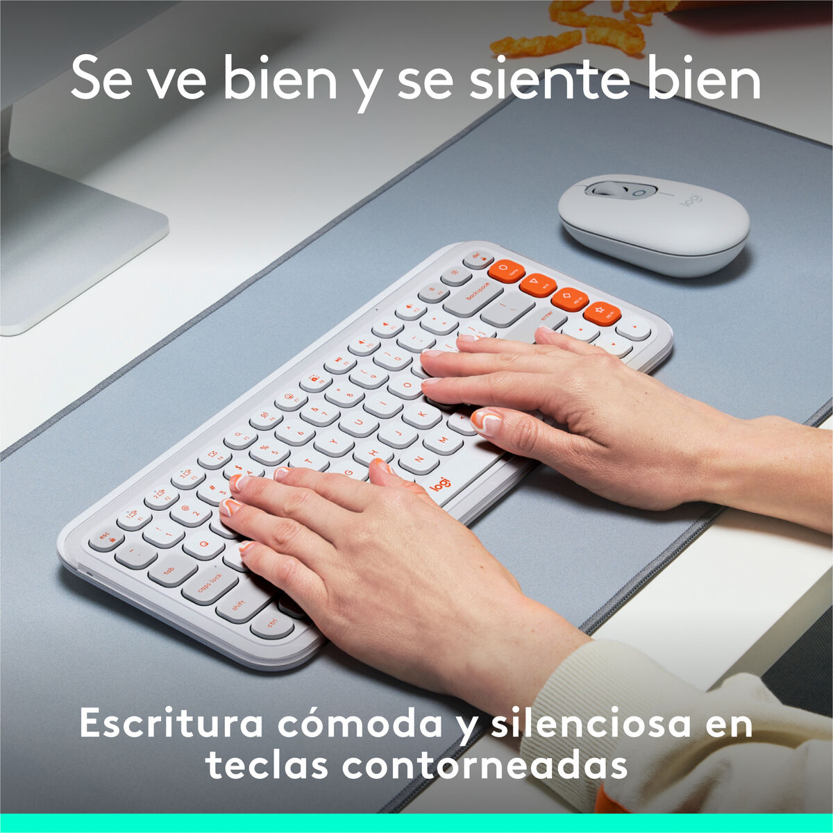 Teclado Logitech 920-013069 Blanco