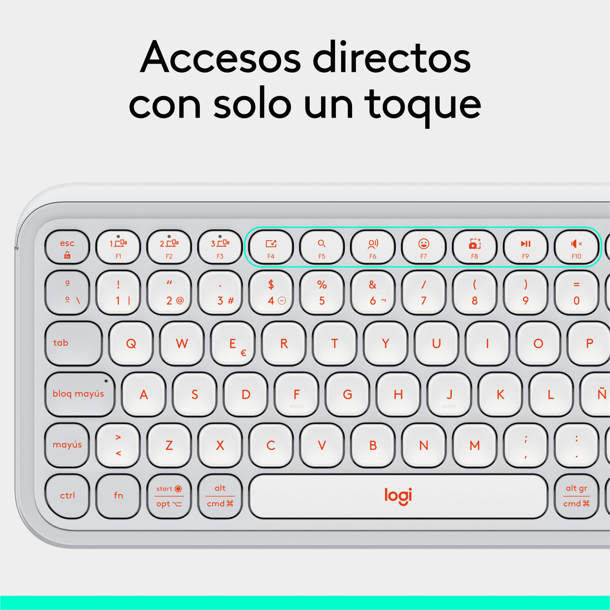 Teclado Logitech 920-013069 Blanco