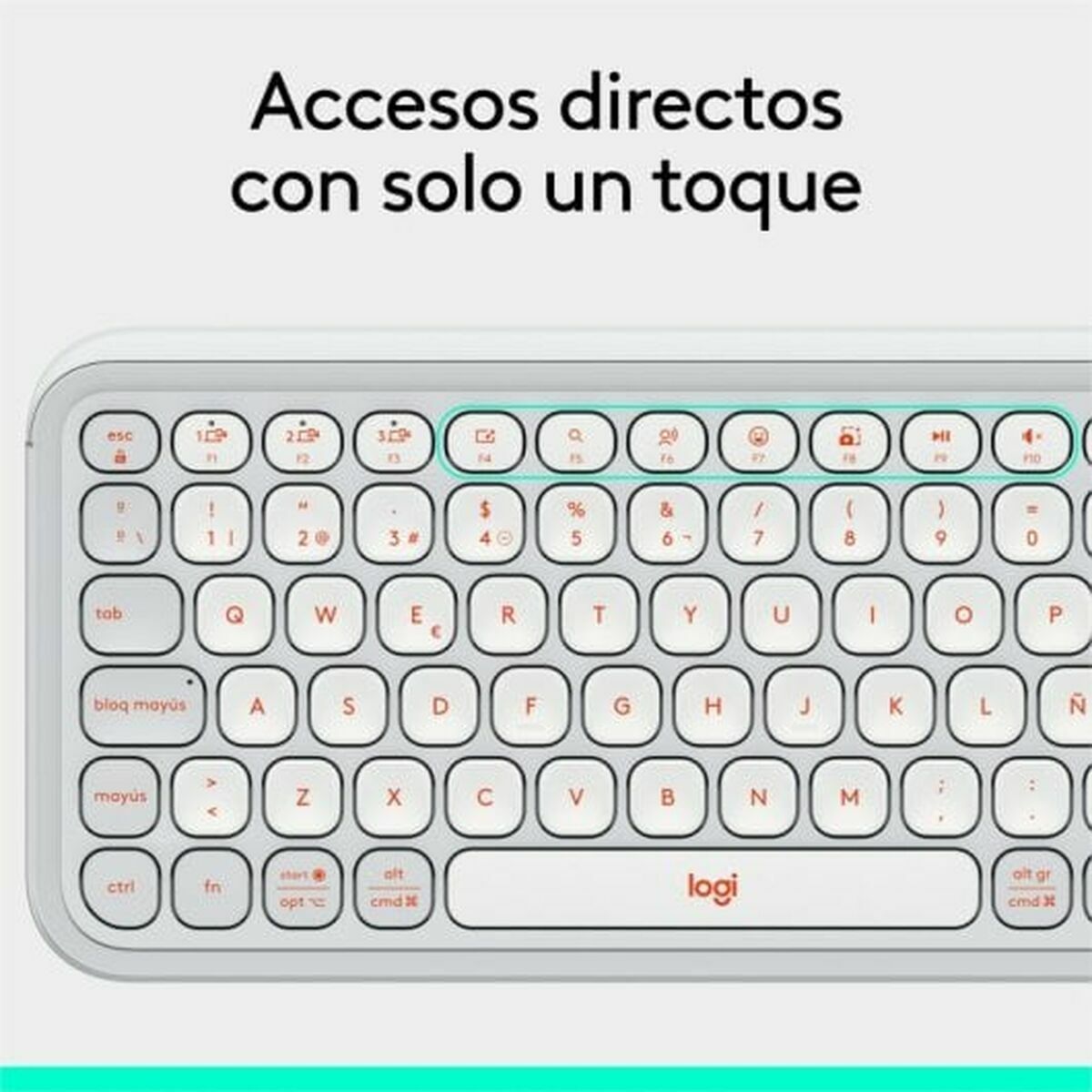 Teclado Logitech 920-013069 Blanco