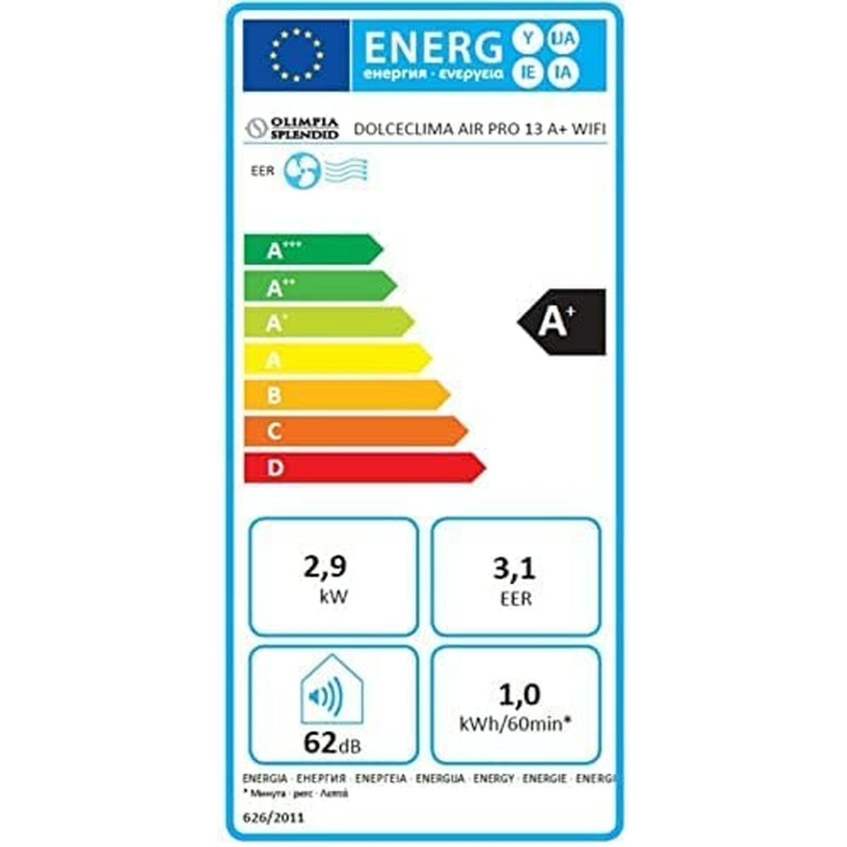 Aire Acondicionado Portátil Olimpia Splendid Blanco