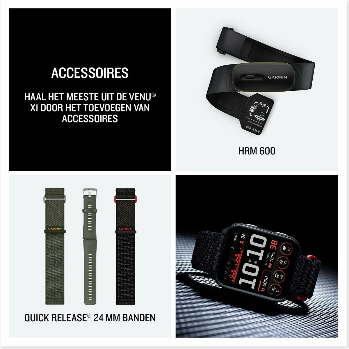 Smartwatch GARMIN 010-02980-02 Negro Pizarra 2"