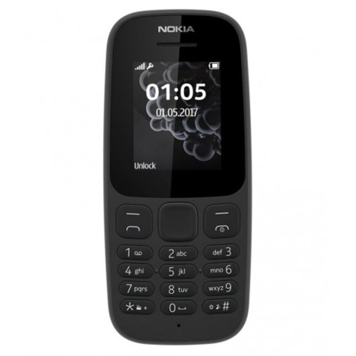 Teléfono Móvil Nokia 105 DualSIM 1,45" Negro