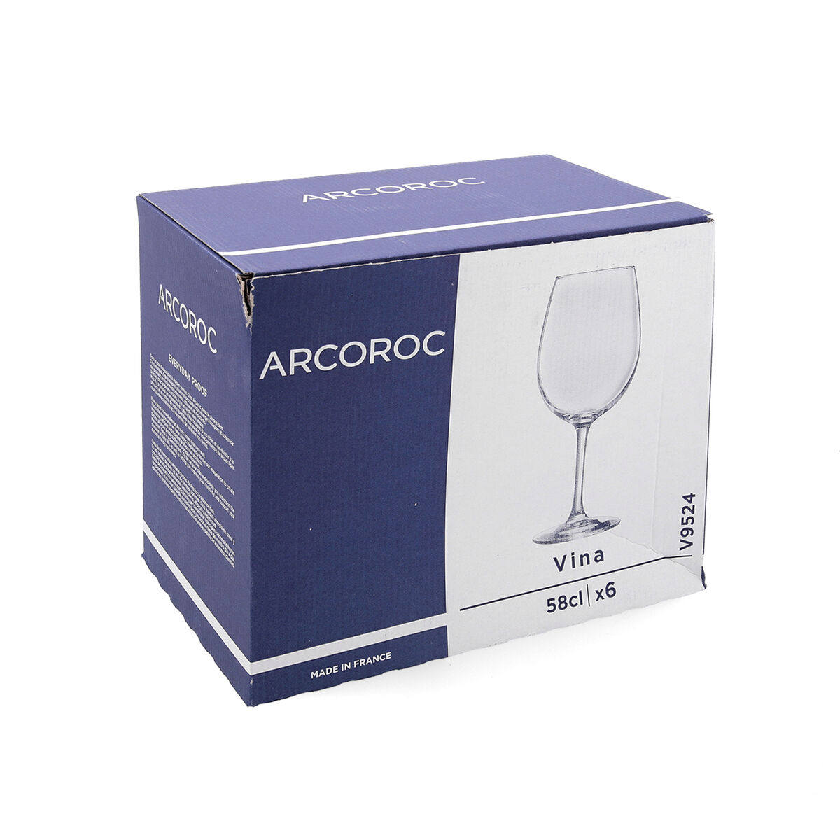 Copa de vino Arcoroc Vina Transparente Vidrio 580 ml (6 Unidades)