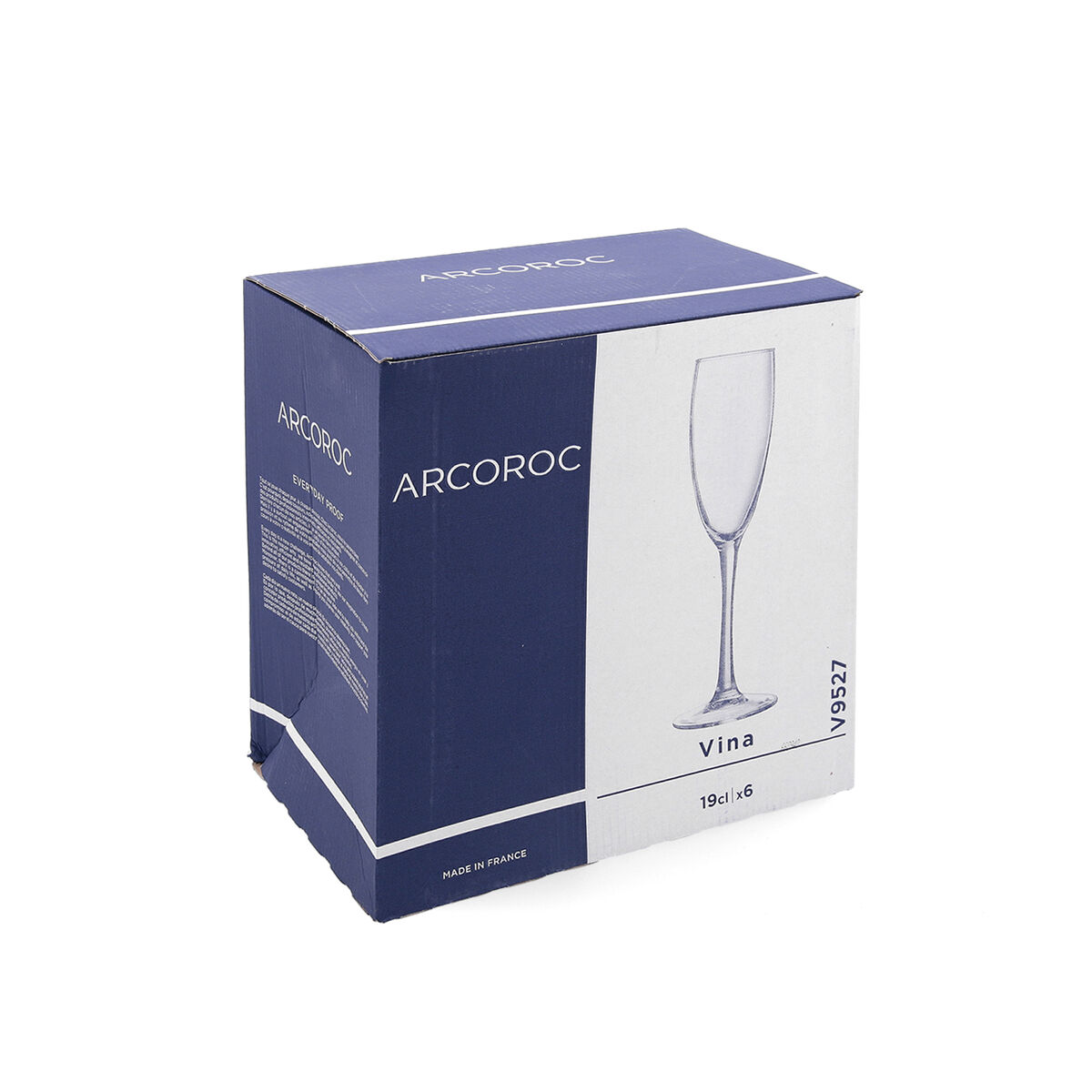 Copa de champán Arcoroc Vina Transparente Vidrio 190 ml (6 Unidades)