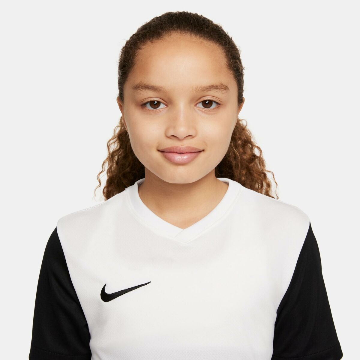 Camiseta de Manga Corta Infantil Nike TIEMPO PREMIER 2 TEE DH8389 100 Blanco