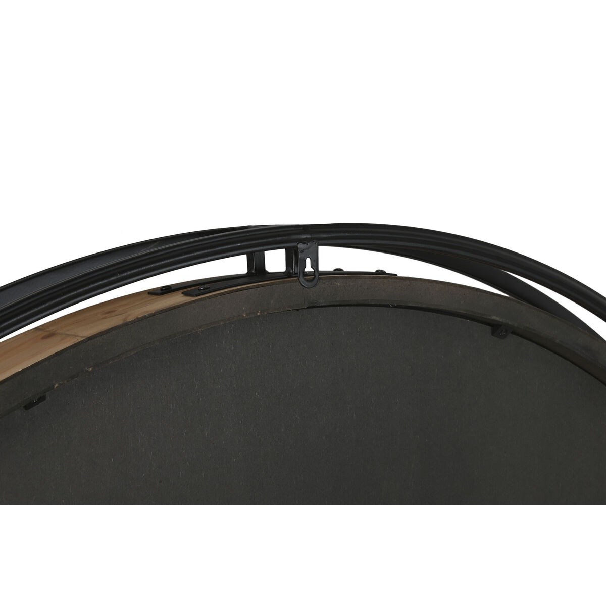 Reloj de Pared Home ESPRIT Negro Dorado Metal Cristal 127 X 9 X 127 cm