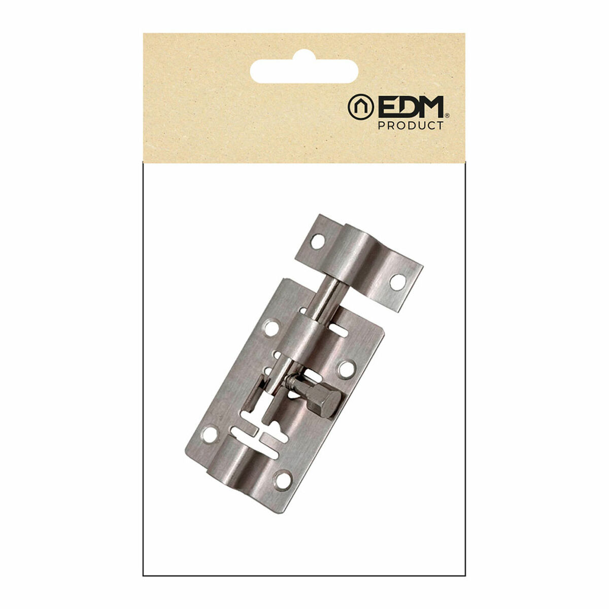 Pestillo de puerta EDM 86077 ps15 Acero Inoxidable 100 mm