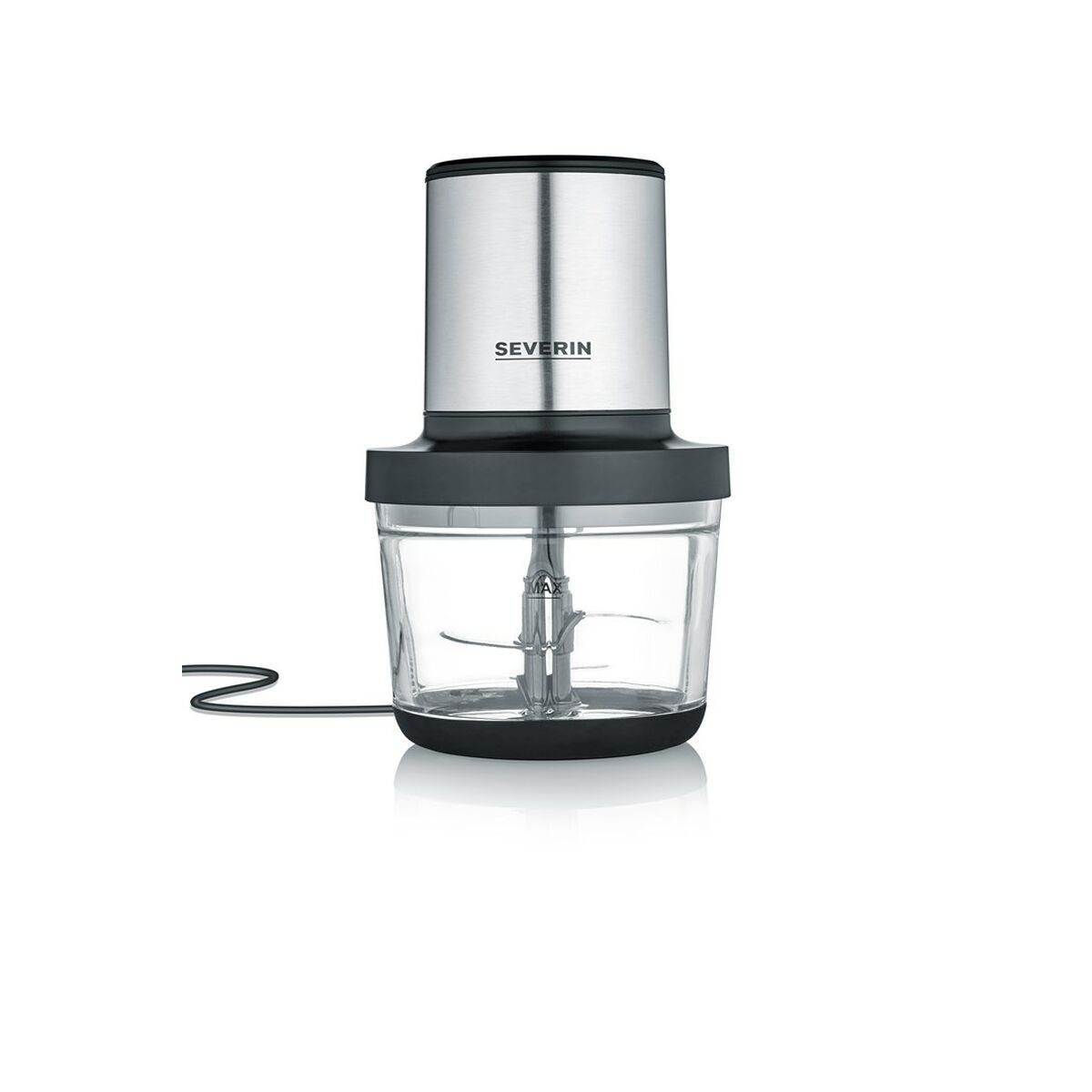 Picadora Severin KM 3867 Negro Plateado Plástico 400 W 1 L
