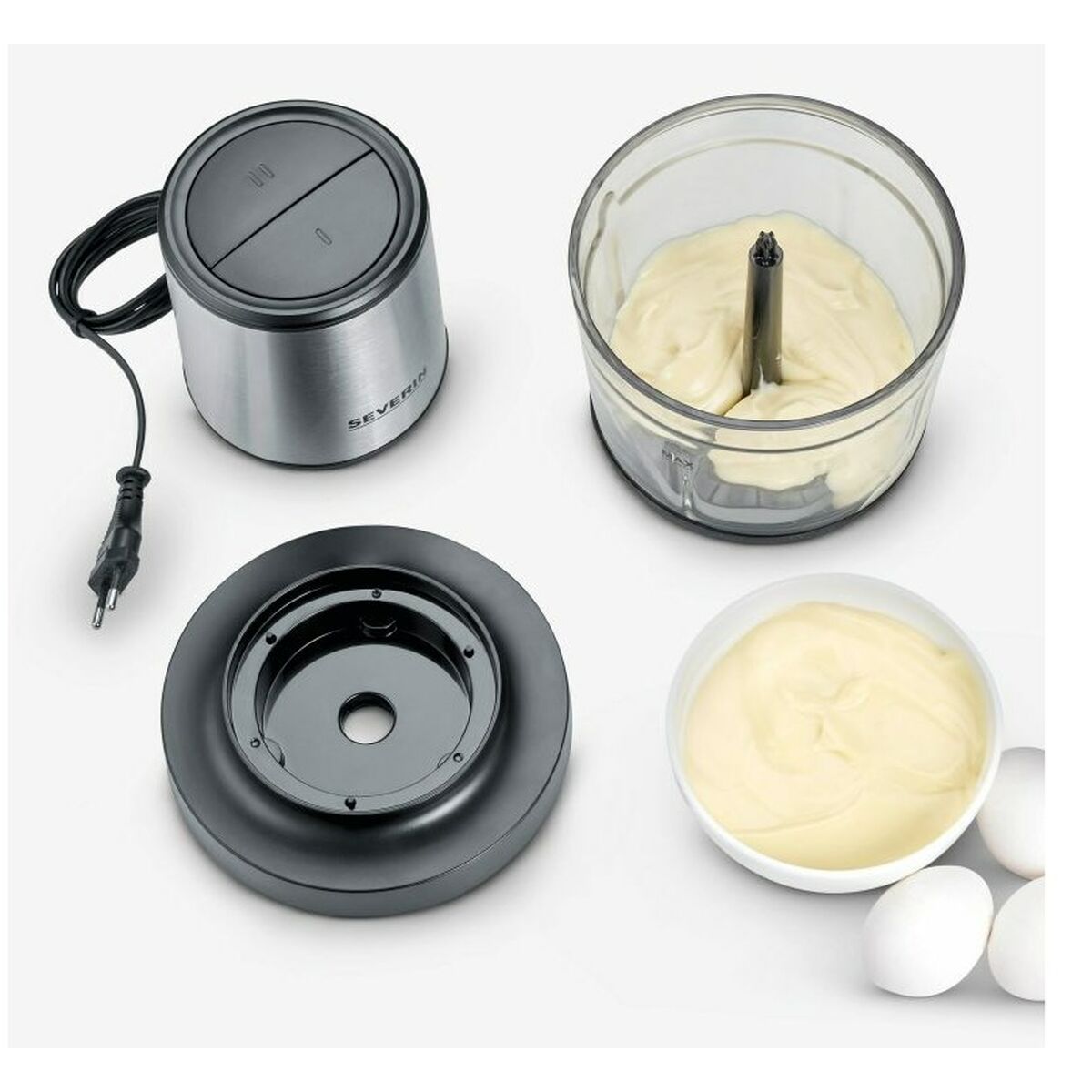 Picadora Severin KM 3867 Negro Plateado Plástico 400 W 1 L