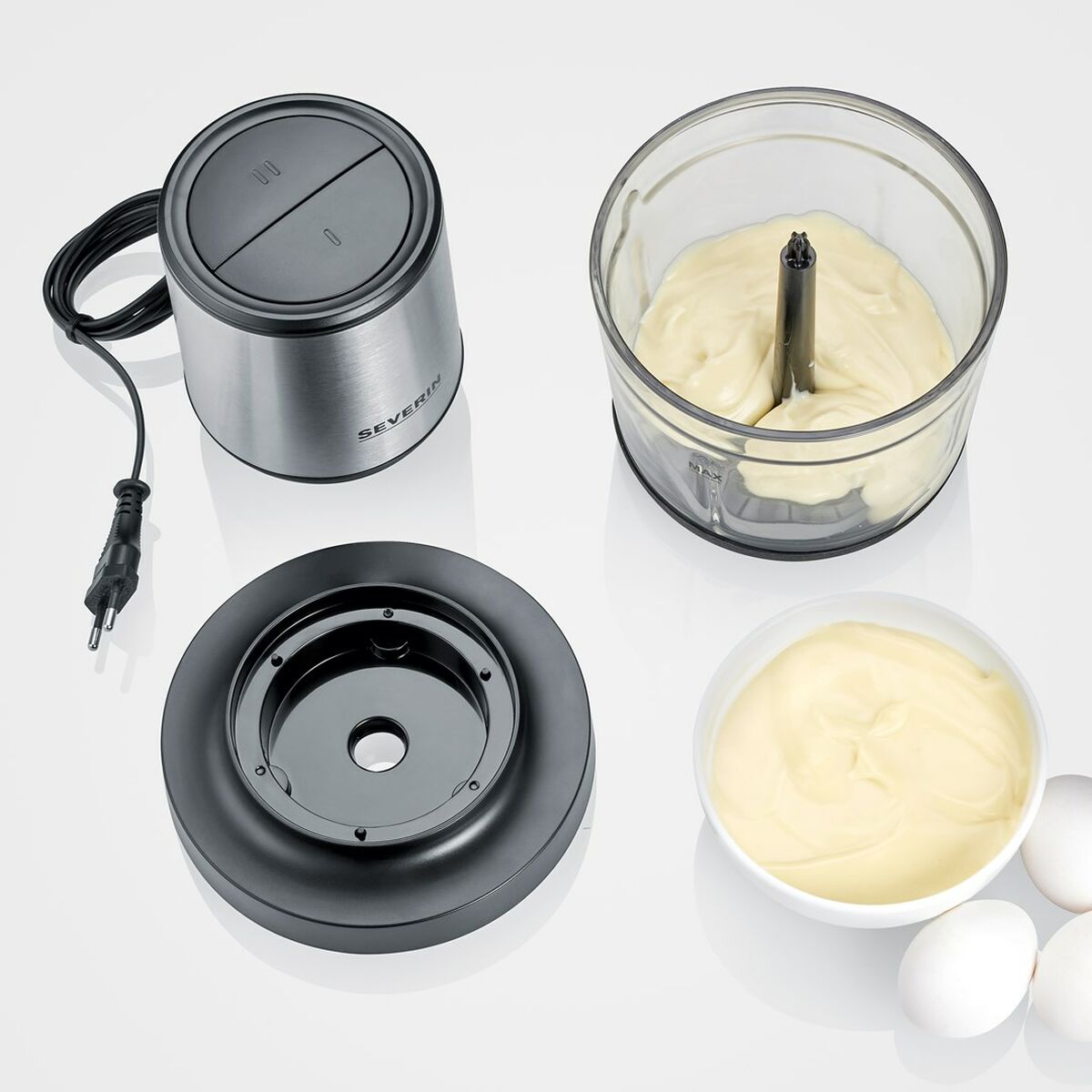 Picadora Severin KM 3867 Negro Plateado Plástico 400 W 1 L