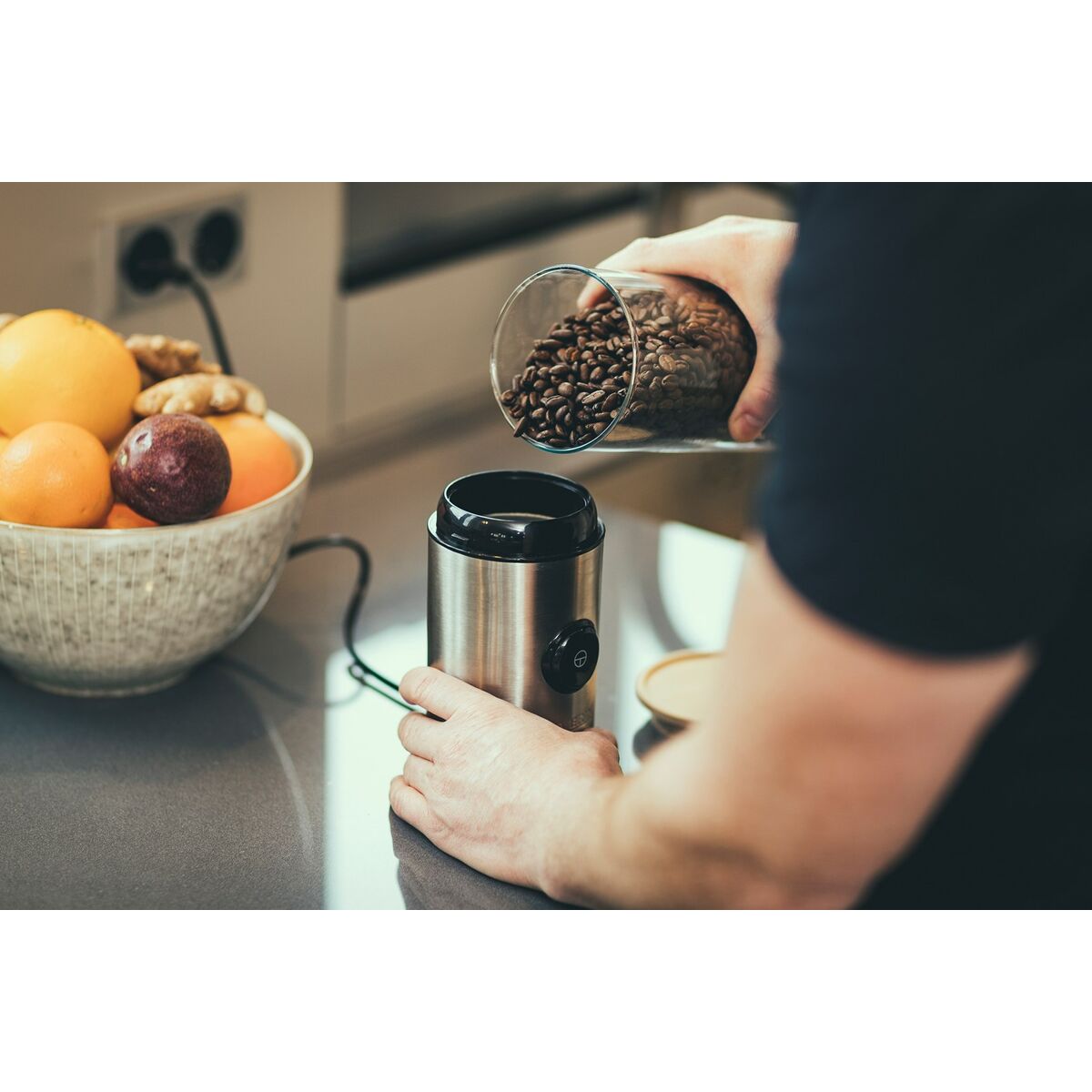 Molinillo Eléctrico Severin KM 3879 Negro Acero 150 W 50 g