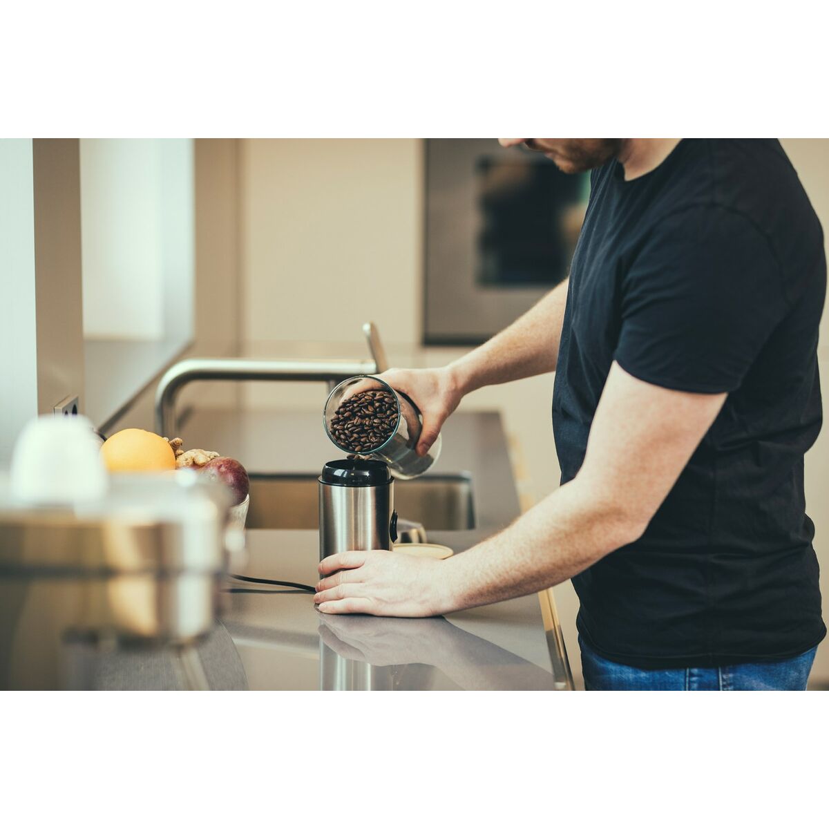 Molinillo Eléctrico Severin KM 3879 Negro Acero 150 W 50 g