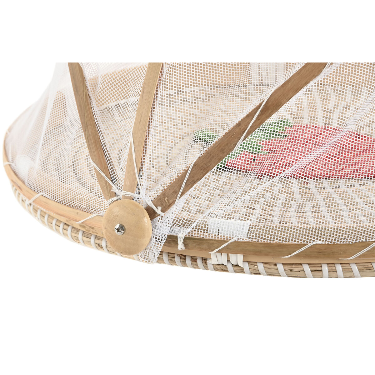 Cubreplatos Home ESPRIT Fibra natural 40 x 40 x 24 cm