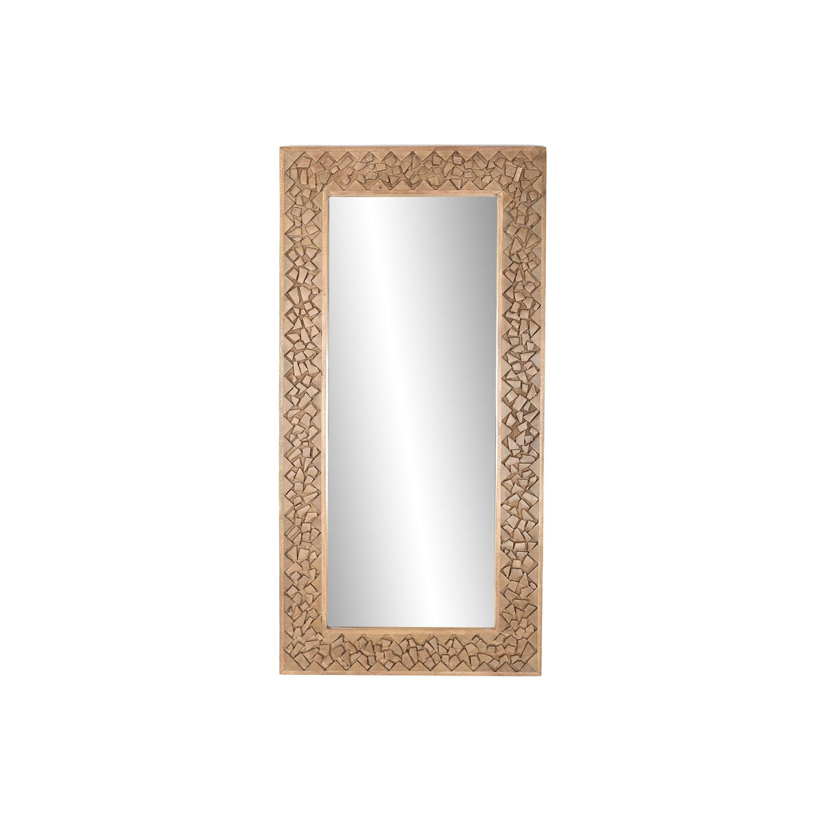 Espejo de pared Home ESPRIT Natural Moderno Troncos 91 X 5 X 183,5 CM