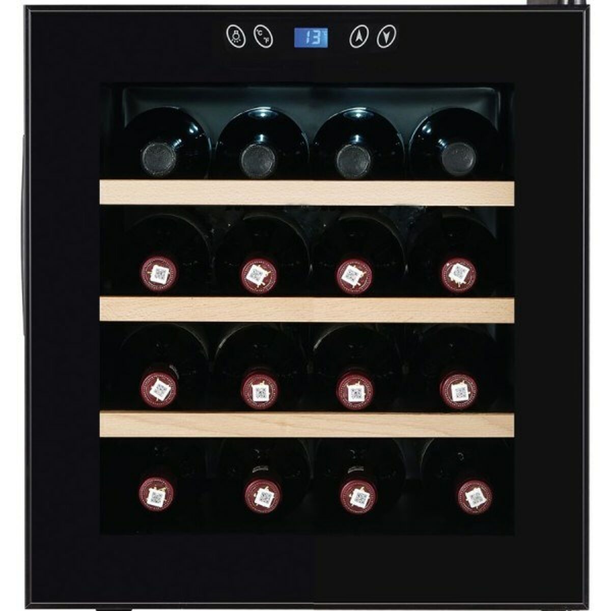 Vinoteca Mpm MPM-48-CW-48 Negro Transparente 43 x 52 x 48 cm