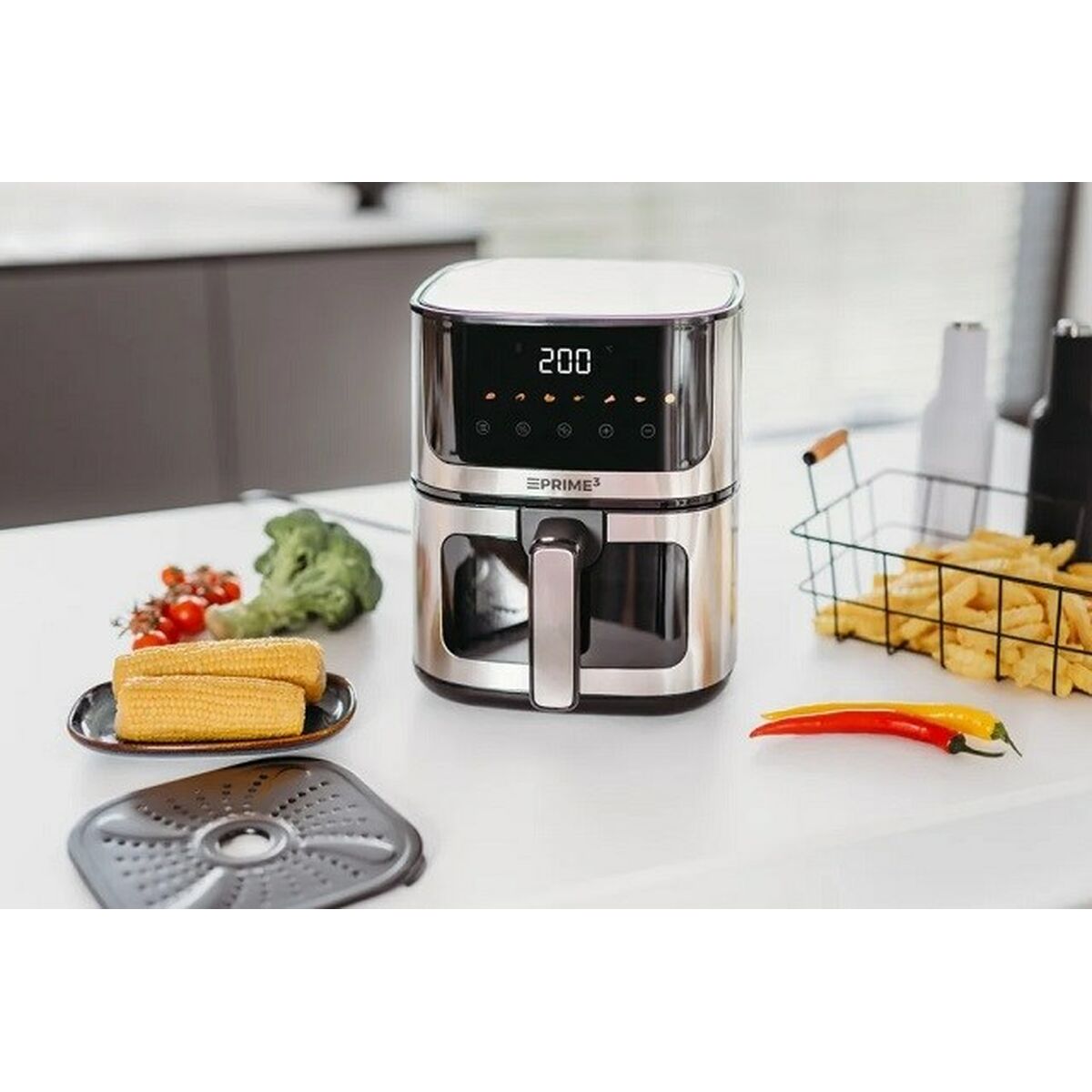 Freidora de Aire Prime3 SAF32 Negro Plateado 1400 W 4,5 L