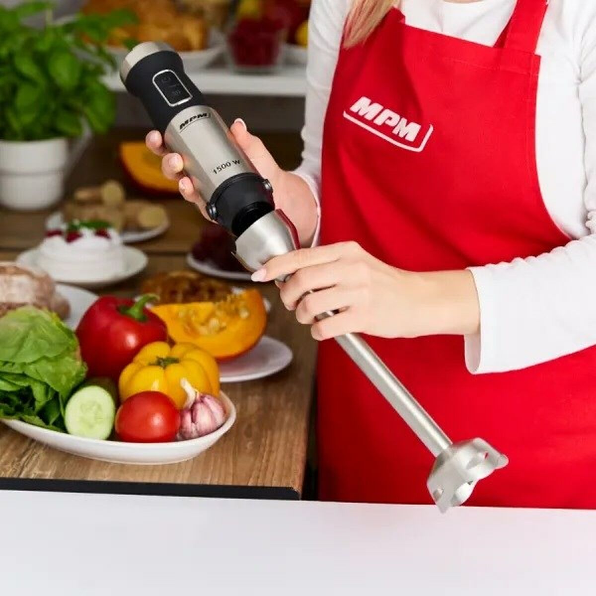 Batidora de Mano Mpm MBL-42M Negro 1500 W