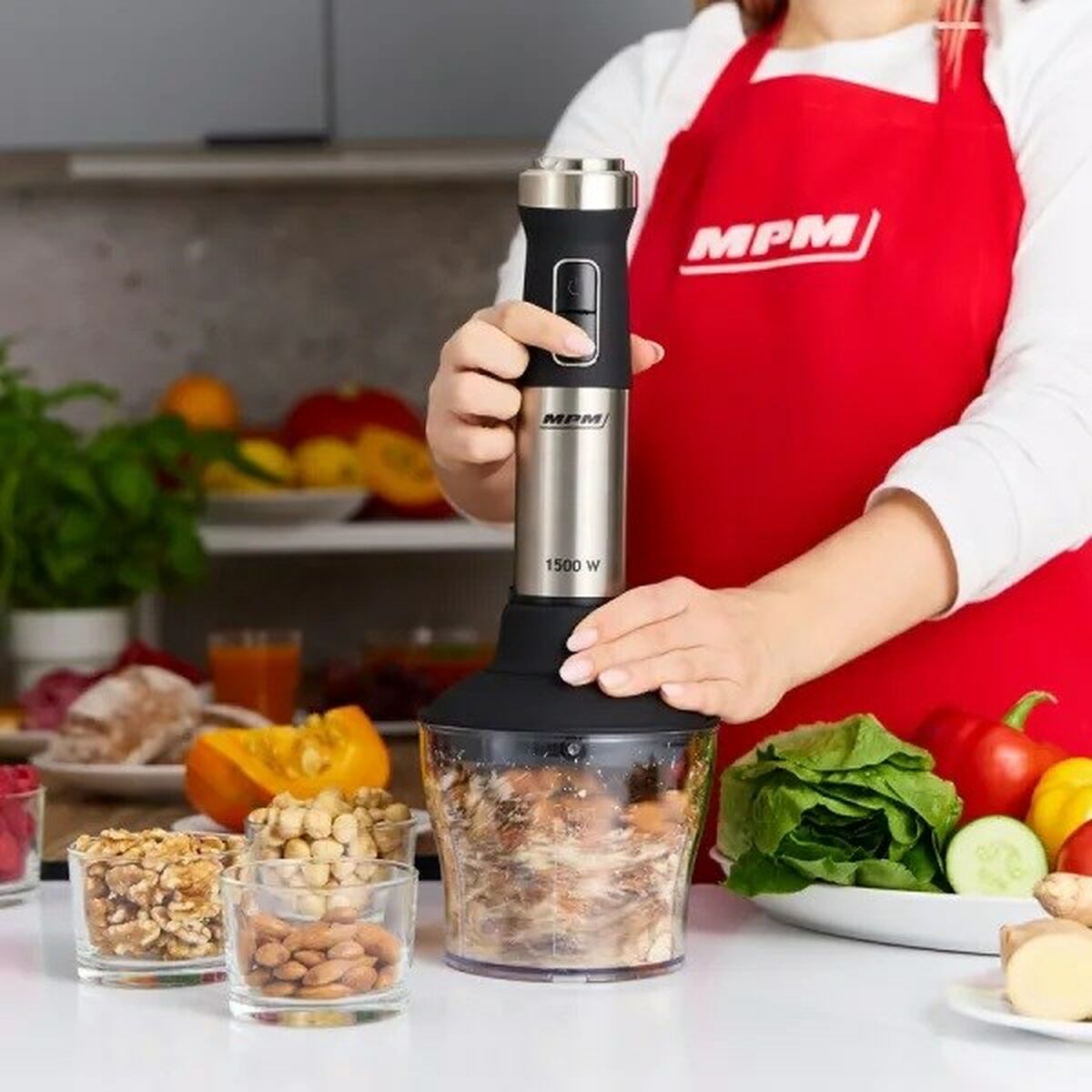 Batidora de Mano Mpm MBL-42M Negro 1500 W