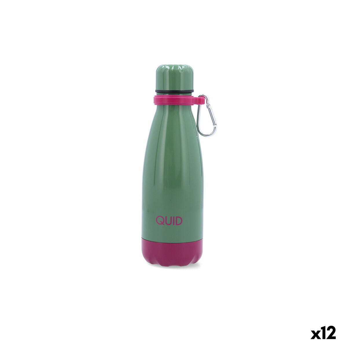 Botella Térmica Quid Sarao Verde 350 ml (12 Unidades)