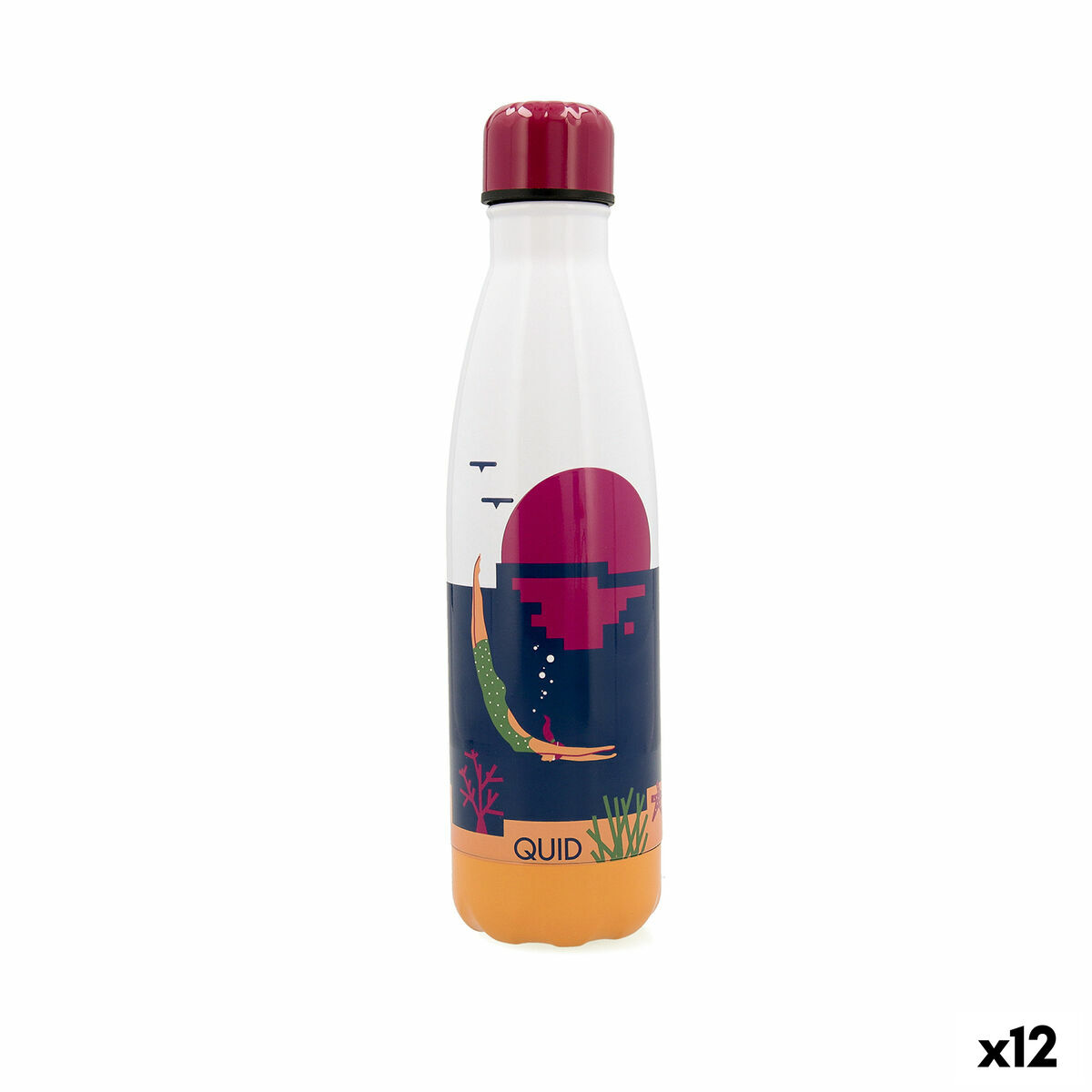 Botella Térmica Quid Dream Azul 500 ml (12 Unidades)