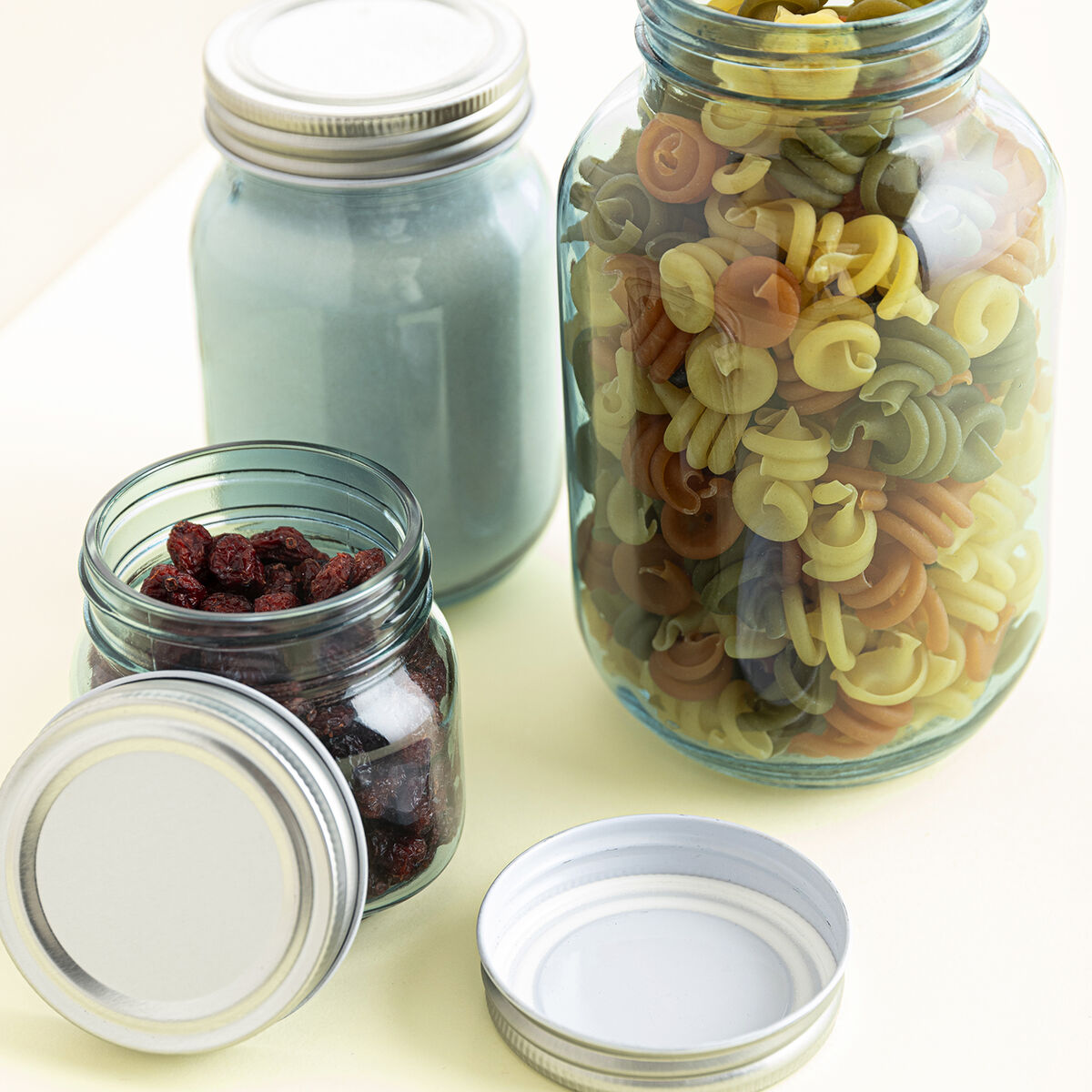 Set de Botes Quid Minimal Beige 100 ml 250 ml 450 ml 3 Piezas