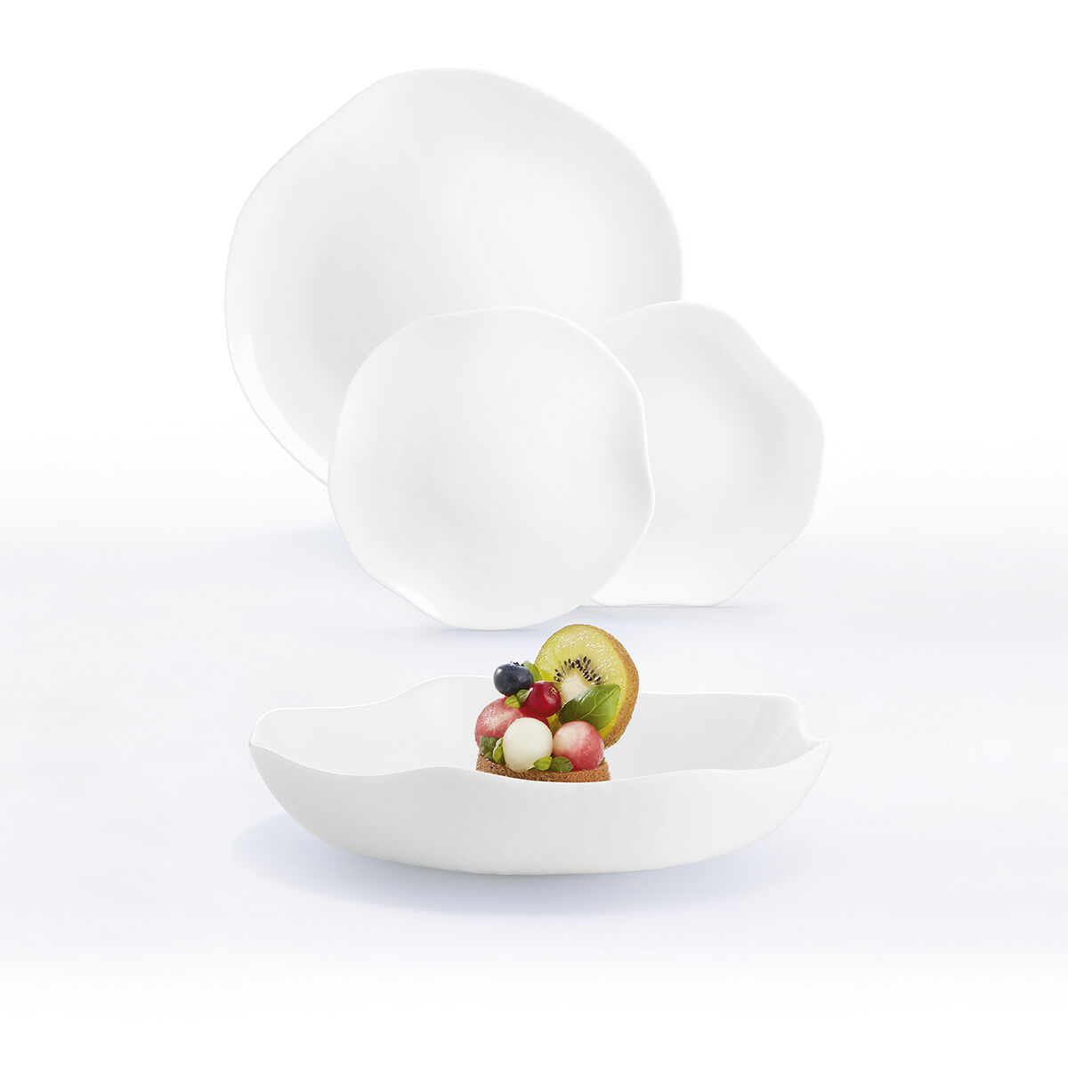 Vajilla Luminarc Galeo Blanco Vidrio 18 Piezas