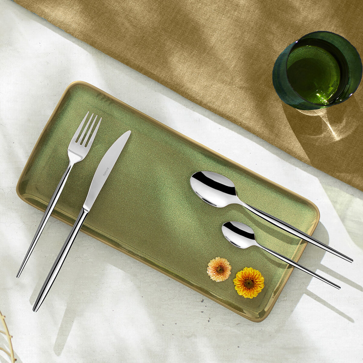 Tenedor Amefa Soprano Inox Plateado Metal 12 Unidades